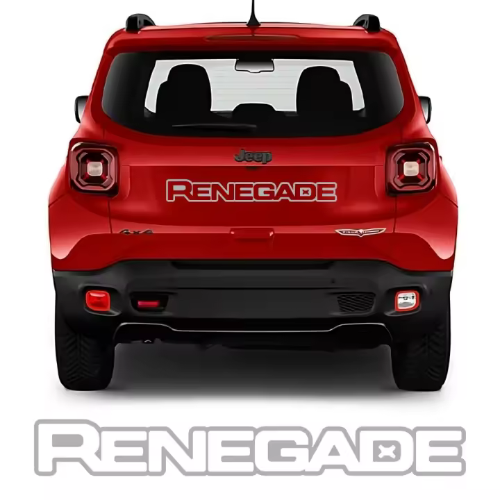 Pegatinas para coche trasera Renegade compatibles con Jeep Renegade 2021 - 1