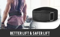 Cinturón De Pesas Para Gimnasio Y Levantamiento De Pesos Para Hombres Y Mujeres Soporte De Espalda Para Squat Y Dip Correa De Cintura Para Powerlifting Y Barbells - details 1