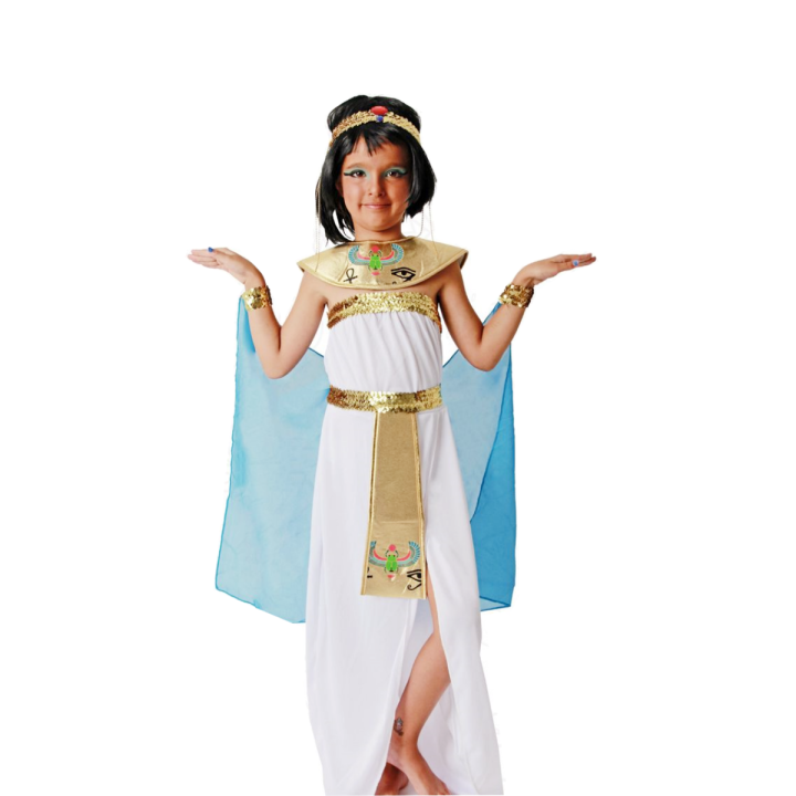 Disfraz Egipcia Niña y Mujer  Azul, Traje Egipcia Niña y Adulto, Disfraces Egipcios Niña, Disfraz Cleopatra Niña, Disfraz Faraona, Cleopatra Disfraz, Disfraz Carnaval Niña y Adulto