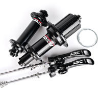 Hub De Bicicleta ARC Para Carretera 24H Ultraligero 280g V Brakes 4 Pawls 48 Clicks Frente 100mm Trasero 130MM Engranaje HG - details 4