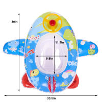 Anillo Inflable De Natación Para Bebé Rooxin Asiento De Flotador Para Niños Equipo De Juego En La Playa Y Agua Color Como En La Imagen - details 1