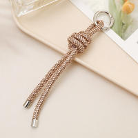 Llavero De Coche De Lujo Con Cadena De Rhinestones Accesorios Para Cámara Ccd Y Móvil Colgante De Moda Unisex Material Poliéster - details 9