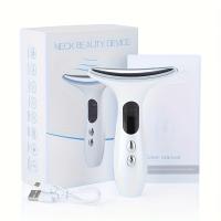 Dispositivo de belleza con terapia de fotones LED para masaje de cuello y cara: máquina de alta frecuencia sin perfume con tratamiento de luz de 3 colores, batería de litio recargable por USB, portátil para horas extras de trabajo y viajes de negocios - details 9