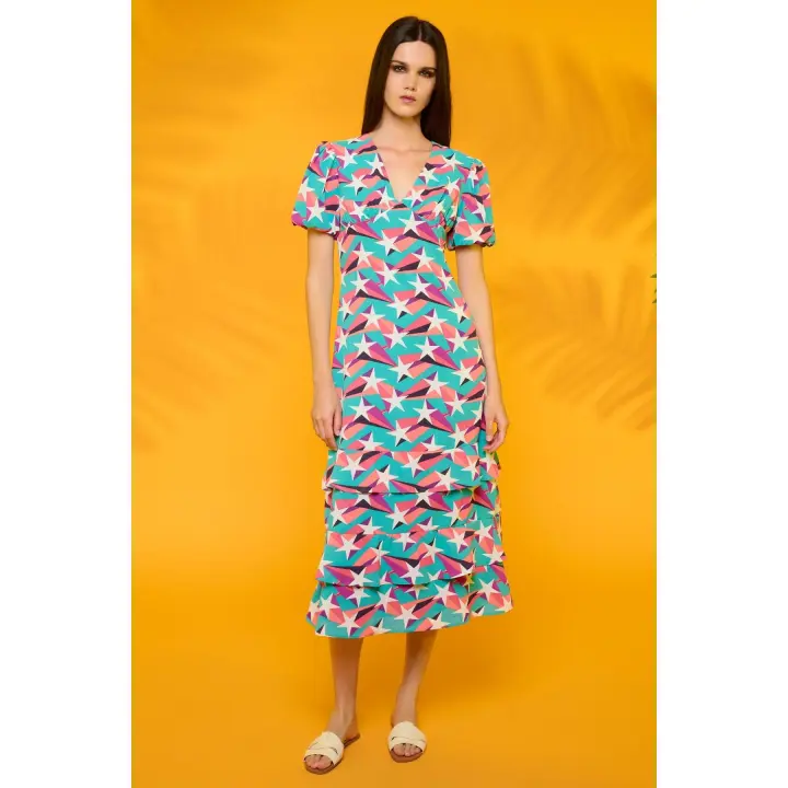 Vestido midi  -Minueto- Hills - 1