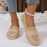 Sandalias Planas De Verano Para Mujer Estilo Casual Con Capa De Dedo Y Antideslizante Cómodas Y Moda Suela De Goma Talla Verdadera - details 6