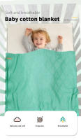 Mantas de Algodón para Bebe, Súper suave, para recién nasido, Niño y Niña, cubierta para cochecito de Guardia, edredones de 90x70cm, Esteras para jugar al Aire Libre para niños Pequeños - details 0
