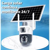 SODANY Cámara de Seguridad Solar Exterior, WiFi Inalámbrica, Rotación 360°, Visión Nocturna HD, IP66 Impermeable, Control Remoto por App - details 3