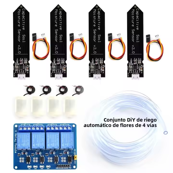 Juego De Riego Automático Para Flores 4-Maneras DIY Dispositivo De Riego Para Jardín Sin Químicos De Origen China - 1