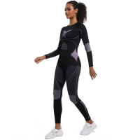 SSITO Conjunto de Mallas de gimnasio de Seco rápido, ropa de Esquí de DOT sin Costura para el invierno, ropa y pantalones de Seco rápido para correr, deporte y ciclismo - details 22