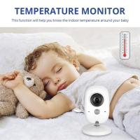 Monitor de vídeo para niños con largo acceso para interiores, monitor de vídeo inalámbrico digital de 2,4 GHz, Llamadas de Audio bidireccional, sensor de temperatura, Modo de suspensión - details 2