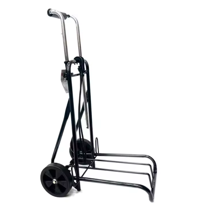 Mi Carros Carro de mano plegable, carro de equipaje compacto portátil, carro de herramientas, remolque pequeño, puede soportar alrededor de 25KG, se puede usar para tirar de mercancías Handli - 1