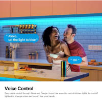 Luces LED RGB 5050 10M 15M 20M Con Control Remoto Wifi Tuya Smart Life LED Para Televisor Compatible Con Alexa Google Home Luz De Fondo Para Sala De Estar - details 5