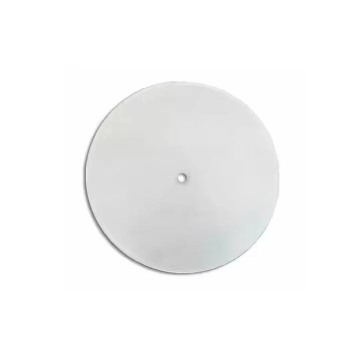 Genérico NO MARCA Cristal Redondo Curvado Mate con Agujero Central 30 Cm - Repuesto para Plafones - Iluminación Translúcida - 1