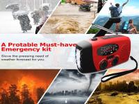 Linterna LED De Alta Potencia Con Radio AM/FM/NOAA Y Cargador USB De Radio De Mano Y Dinamo Para Supervivencia En Emergencias - details 2