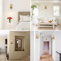 Lámpara De Pared Moderna De Cristal Sconce Iluminación Fixturada E14 Para Dormitorio Baño Estilo Retro Industrial Decoración De Hogar Y Sala De Estar - details 8
