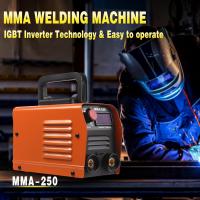 Máquina de soldadura portátil MMA-250, soldador eléctrico de arco inversor, corriente ajustable, compacta, con caja de almacenamiento de herramientas Herramienta de Soldadura Eléctrica de Precisión - details 1