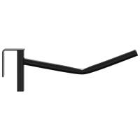 vidaXL Soporte montura brazo portátil con gancho brida hierro negro - details 3