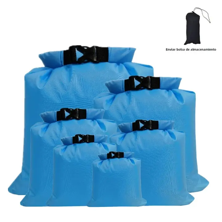 Bolsa Seca Impermeable Para Kayak 6 PCS Durable Bolsa De Playa Flotante Para Natación Y Trekking En Río Adecuada Para Hombres Y Mujeres - 1
