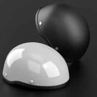 Nueva Casco De Motocicleta Vintage Para Verano Casco De Mitad De Cara Estilo Alemán Para Motociclista Unisex Material ABS - details 1
