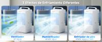 Aire Acondicionado Portatil, 4 en 1 Enfriador de Aire, 900ml Mini Aire Acondicionado with Asa, 3 Velocidades de Ventilador, Modo de Pulverización, Temporizador 2-4H Ajustado para Dormitorio y Oficina - details 1