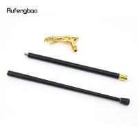 Bastón De Moda Con Manija De Leopardo Dorado Elegante Y Decorativo Para Fiesta 93cm Material De Acero Con Punta De Goma - details 6