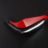 Protector De Manija De Freno Para Motocicleta Scooter Mópido Con Luz LED Y Agujeros De Aire Guía Paquete De 1 Pares - details 5