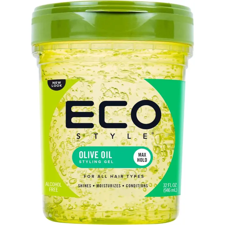 GOMINA DE PELO DE ACEITE DE OLIVA ECO STYLE 946ML - 1