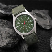 Reloj De Cuarzo Para Hombre Negro Con Correa De Nylon Militar Deportiva Moda Cuadro De Numeros Arábigos Clavija De Hebilla - details 11