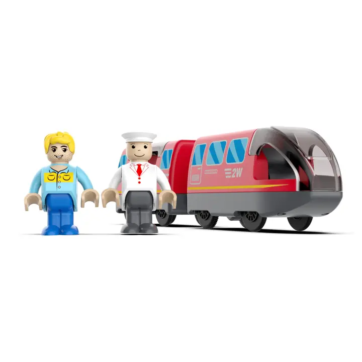 Juego De Vías Para Coches Y Trenes Eléctricos Magnéticas Para Niños Accesorios De Vía De Madera Compatible Con Juguete De Escala 1:20 Regalo Navideño Para Niños Mayores De 14 Años - 1