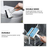 Cepillo De Limpieza Multifuncional Doble Cara Para Vidrio Y Espejo Cepillo De Limpieza Para Baño Escobilla De Doble Lado Para Limpieza De Azulejos Y Espejos - details 6