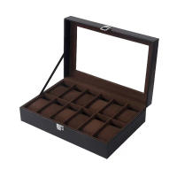 Caja De Relojes Organizador De 20 Slots En Cuero PU Para Hombres Caja De Exhibición De Relojes Regalo Con 61012 20 Espacios - details 8
