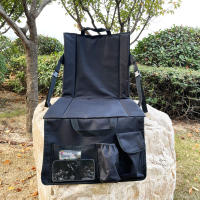 Cojín para acampar al aire libre con dobladillo de almacenamiento, tapete de picnic plegable, cojín para silla de playa y estadio - details 4