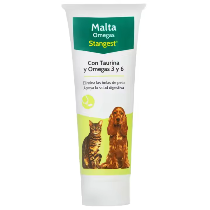 Malta Omegas Stangest 100 g malta con taurina y omega 3 y 6 para perros y gatos Stangest - 1