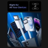 Cable De Carga Rápida PD 60W USB C Para Apple iPhone 15 pro Max 15 pro 15 Puls Con Datos Tejido Accesorios De Cable De Teléfono Móvil - details 1