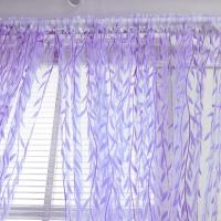Bocas De Arce Lindas Para Ventanas Estilo Pastoral Decorativas Para Dormitorio Y Sala De Estar Cortinas De Poliéster 100% - details 11