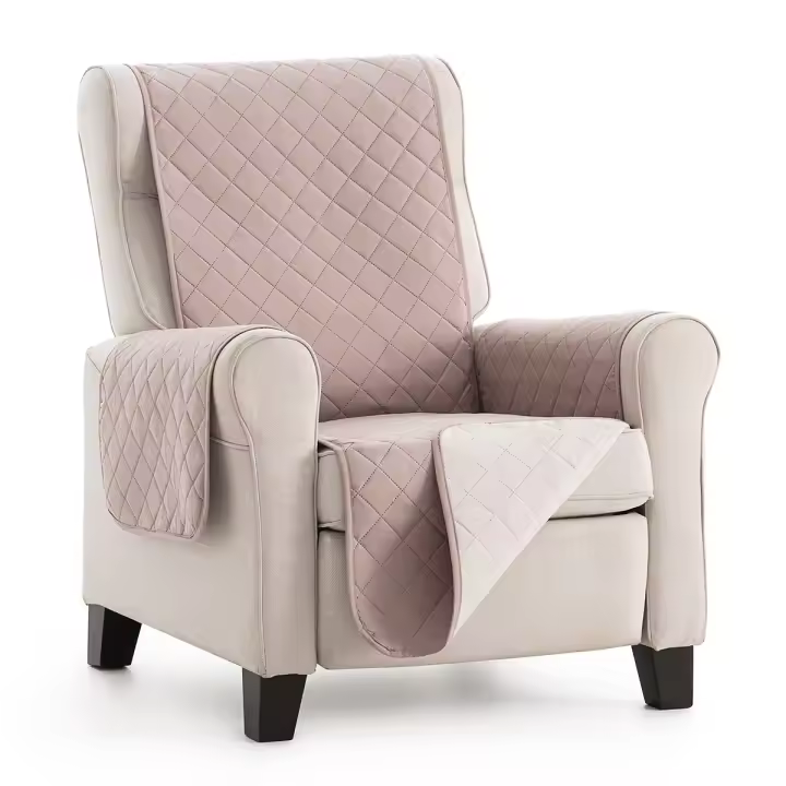 Lanovenanube - Funda sillón Acolchado MALLORCA - Práctica reversible - 1 plaza - 1