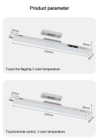 Lámpara De Escritorio LED Recargable Por USB Luz De Mesa Para Dormitorio Y Lectura Con Dimmer Continuo Y Magnetismo Para Colgar - details 3