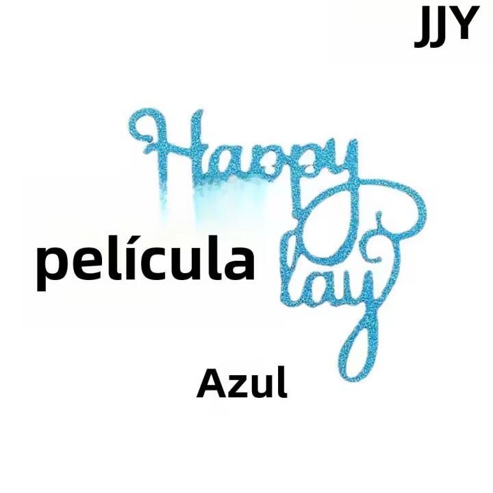 JJYY 5Pcs Topper De Pastel De Cumpleaños Para Decoración De Fiesta Infantil Con Palillos De Papel Para Pasteles Y Cupcakes - 1