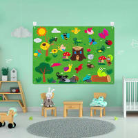 Juego De Pintura Con Tema De Insectos Para Niños Tablero De Peluche De Historias Con Pegatinas De Mariposa Y Caracol Juguetes Educativos Para El Aprendizaje Temprano - details 4