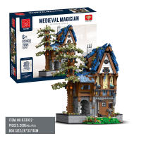 Bloques De Construcción De Tienda De Forjador Medieval Casa Mágica Taberna Set De Bloques De Calle Ciudad Adulto Decoración De Escritorio Juguete Para Niños Regalo - details 5