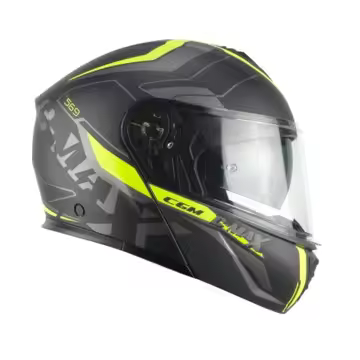 Casco modular CGM 569G C-MAX CITY Nero Giallo fluo - 1