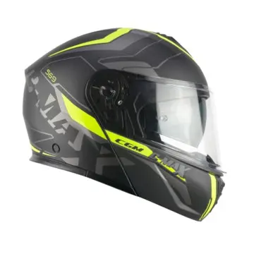 Casco modular CGM 569G C-MAX CITY Nero Giallo fluo - 1