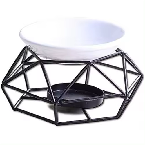 Candelabro de Hierro, lámpara de aceite esencial, Estua, lámpara de aromaterapia para el hogar, decoración de Mesa - 1