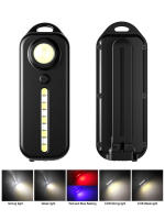 Luz De Emergencia LED Roja Y Azul Con Clip Recargable USB Luz De Seguridad Intermitente Para Hombro Torcha De Aviso Para Bicicleta Luz De Cola De Seguridad - details 15