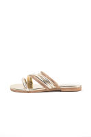 Paloma Wang Sandalias planas para mujer con tiras cruzadas de strass - details 6
