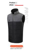 Chaleco Calentado Para Hombres Y Mujeres Tamaño 6XL Chaqueta Eléctrica USB Calentador Corporal Térmico Para Invierno Motorista - details 13