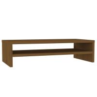 vidaXL Soporte de monitor/ TV madera maciza de pino 50x24x13 cm, Mueble de Salon, Mueble TV, Mueble TV salon, Mesa de TV, Mueble tele - details 3