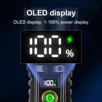 Linterna Recargable De Doble Fuente De Luz Nueva 500W LED Amarilla Potente Torcha 110000LM Alta Potencia Con Luz LED Y Recargable - details 10