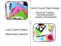Libros De Tela Suave Para Bebé Con Sonido De Raspadura Libros Quietos Para Infantes Juguetes Educativos De Aprendizaje Temprano Para Recién Nacidos Hasta 12 Meses Juguete De Rattler Para Regalos Para Bebés - details 24