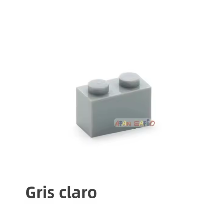 500pcs De Bloques De Construcción DIY 1x2 Dots Figuras Compatible Con 3004 Juguetes Educativos De Plástico Creativos Para Niños - 1